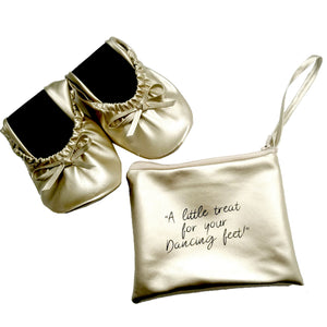 Fold up ballerina - Gold