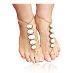 Contemporary barefoot sandal - White